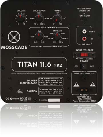 Titan 11.6mk2 Connectique