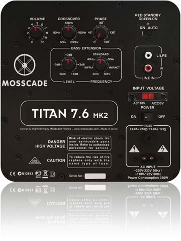 Titan 7.6mk2 Connectique