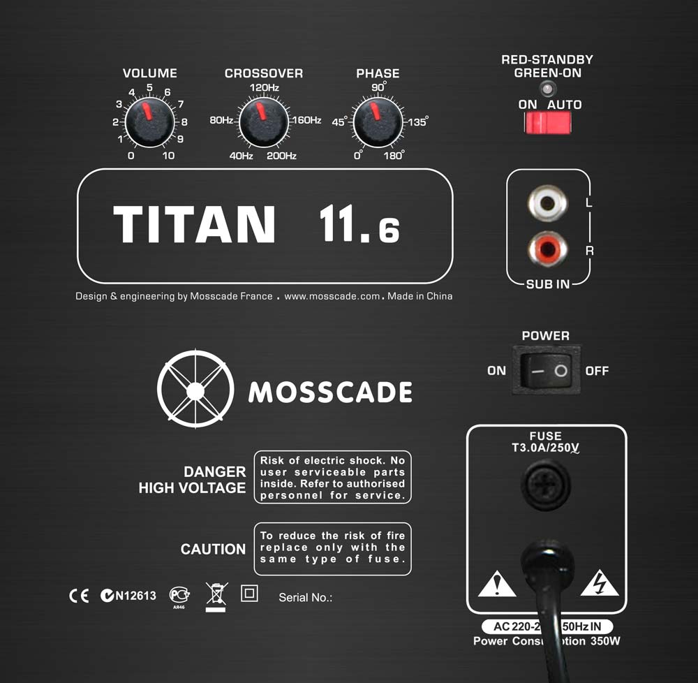 Titan 11.6 Connectique