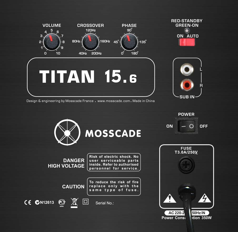 Titan 15.6 Connectique